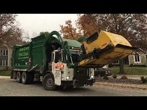 Waste Management Garbage Trucks USA Compilation