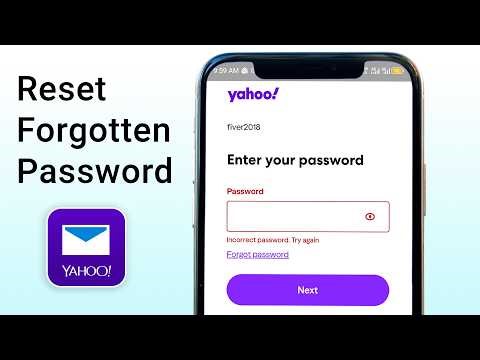 Reset Forgotten Yahoo Mail Password on Your Phone