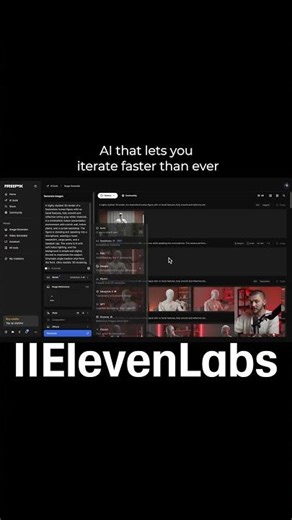 AI that lets you iterate faster than ever‪@elevenlabsio‬