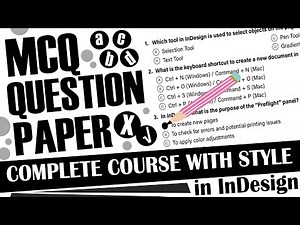 How to create MCQ Paper with OMR Sheet with Complete Style, Formatting with download link #dtptips