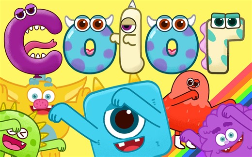 【启蒙儿歌】《Color monster 》这些颜色的英语是什么？快来学习~