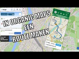Smartphone navigatie van A tot Z voor de Motor in Organic Maps een route maken.