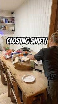 Night Time Kitchen Reset #closingshift #cleaning #kitchen #reset #lifeasbekah