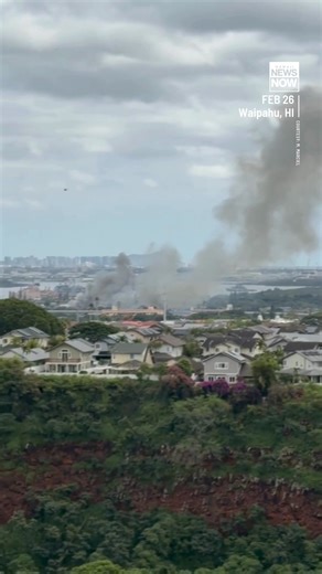 BREAKING NEWS: Firefighters are responding to a three-alarm fire in Waipahu. Crews arrived at around 1:30 p.m. to the scene on Awalai Street and found at least one home engulfed in flames. 📷: Darin Miyashiro and M. Marciel | Hawaii News Now