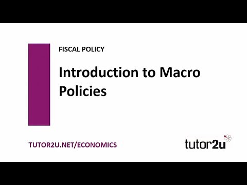 Fiscal Policy - Introduction to Macroeconomic Policies | Economics Revision