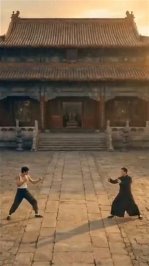 Bruce Lee vs Donnie Yen IA #ipman #brucelee #kungfu #jkd #wushu
