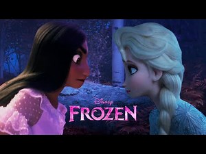 Elsa and Isabela Madrigal in the Enchanted Forest | "Encanto" [Fanmade Scene]