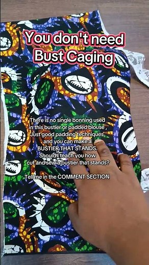 learn how to cut a bustier that stands without bust Caging #bustierpattern #bustier
