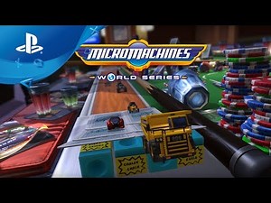 Micro Machines World Series - Gameplay Trailer: Thrill of the Race! [PS4, deutsch]