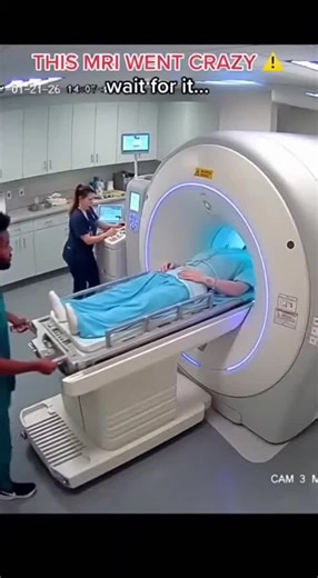 MRI Machine Accident Captured on Hospital CCTV