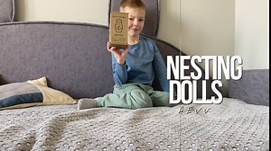 AEVVV Panda Nesting Dolls Set of 5 pcs - Panda Bear Gifts for Girls - Panda Decor - Matryoshka Dolls with Panda Figurines