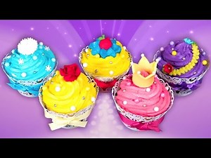 Disney Princess Cupcakes w/ Gemma Stafford: Aurora, Belle, Rapunzel, Snow White & Elsa Cupcakes