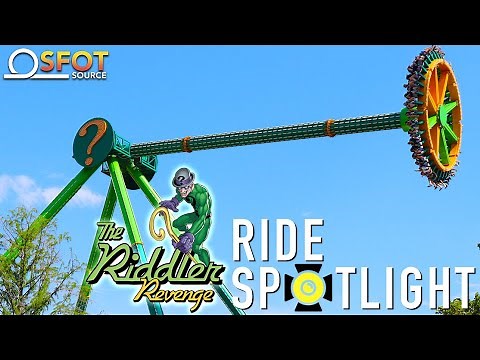 Ride Spotlight - The Riddler Revenge at Six Flags Over Texas