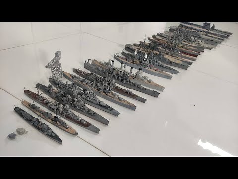 1/700 Warships Size Comparison (Plastic Models)