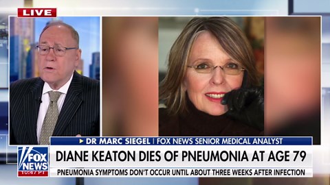 Diane Keaton's family reveals she died of pneumonia