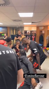 Bayern Leverkusen players celebrating with Flavour Nabania music, after winning the league title in Germany. 🏆🇩🇪 Congratulations, Victor Boniface 🍾 | Entertainment Daily