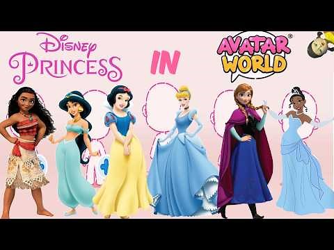 Transforming into Disney Princesses in Avatar World