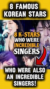 33K views · 516 reactions | 8 famous Korean stars who are Incredible singers! #koreanstars #korean | Chingunatics | Facebook
