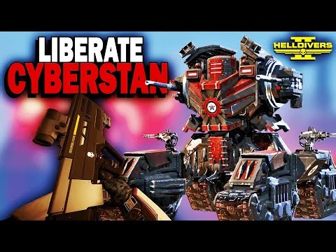 Helldivers 2 - Liberating Cyberstan! Taking Down Automaton Class 3 Megafactories!