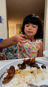 The best mother cook Inday roning adobong paa | Baby aguy aguy Christiana