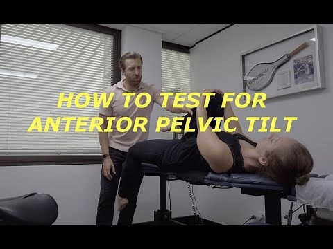 How to test for anterior pelvic tilt