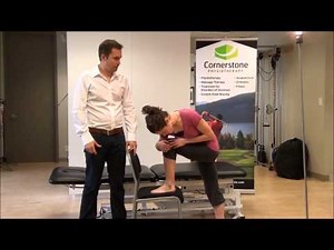 Physio Exercise - Lumbar Flexion In Step Standing