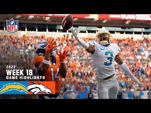 Los Angeles Chargers vs. Denver Broncos | 2022 Week 18 Game Highlights