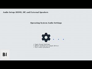 How to Connect a Samsung Monitor to a CPU/Desktop – HDMI/DP/VGA, Audio & Power Check