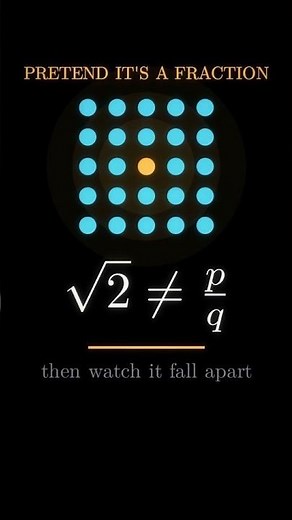 Why the square root of 2 is irrational — the classic proof