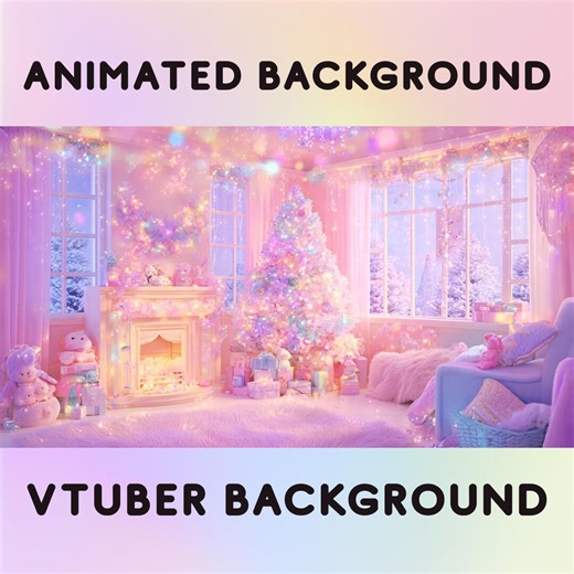Kawaii Anime Vtuber Background | Pink Pastel Room (digital Download) - Etsy