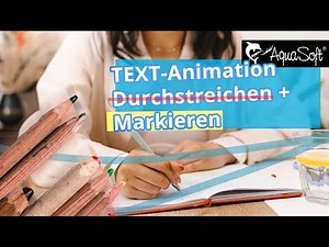 ANLEITUNG | Durchstreichen und Markieren als Animation 👀📝