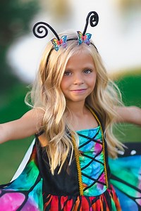 Rainbow Butterfly Costume - 3 Piece Set