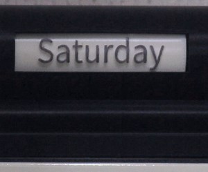 Day of the Week Clock