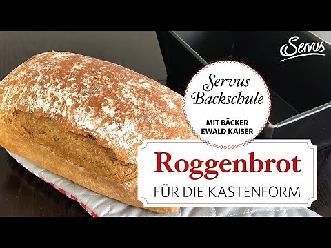 Roggenbrot backen in der Kastenform
