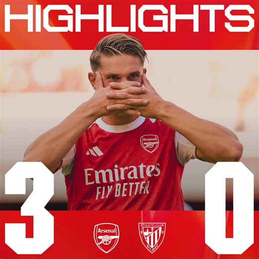 3.4M views · 114K reactions | Finishing pre-season on a high  Watch all the goals and highlights from our win against Athletic Club  | Arsenal | Facebook
