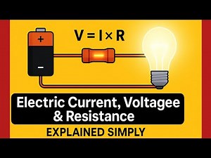 Electric Current, Voltage & Resistance Explained Simply | Ohm’s Law Made Easy