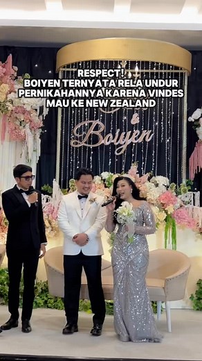 41K views · 980 reactions | Respect ! Boiyen Ternyata Rela Mundur Pernikahan Karena Vindes Mau Ke New Zealand #boiyen #wedding #ohanawedding #ohanaweddingplanning | Ohana Enterprise | Facebook