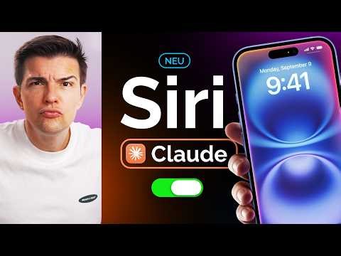 Claude zur Rettung! iOS 27 bringt KI-Extensions für Siri (Mehr Stimmen, Tools & Intelligenz)!