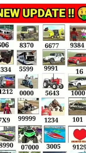 Indian Bikes Driving 3D || All NEW CHEATS CODES#shorts#short#Indianbikedriving3Dgamecot