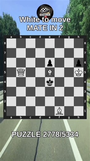 🤯 SHOCK MOVE! The #MateIn2 No One Saw Coming #puzzle 2778 #chess #ChessShorts #magnuscarlsen #hikaru