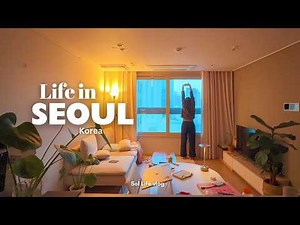 living alone in Seoul | spring days 🌸, morning routine, waking up at 6am
