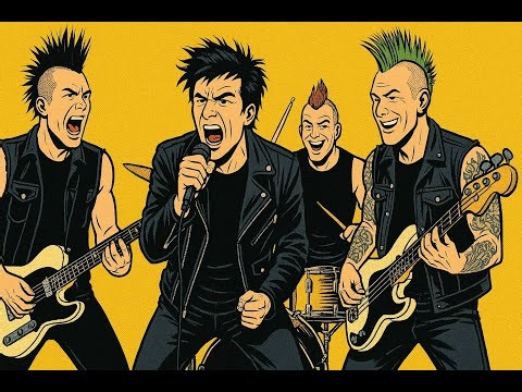 „High‑Voltage Happy Punk: 40 Min Wild Uplifting Punk Rock Instrumental Mix”