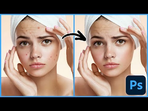 Cómo quitar imperfecciones faciales en 2 minutos | Tutorial Photoshop CC 2021