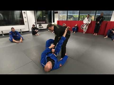 Sweeps from closed guard against people who stand up