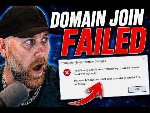 Domain Join FAILED?! This One Setting Breaks Everything