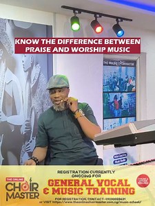 3K views · 189 reactions | KNOW THE DIFFERENCE BETWEEN PRAISE AND WORSHIP MUSIC#worship #praiseandworship #worshipleader #onlinechoirmaster | The Online ChoirMaster | Facebook