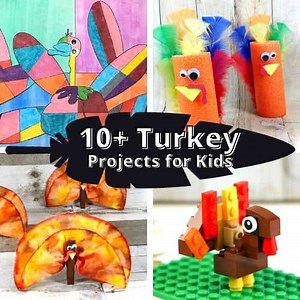Easy Turkey Art Projects for Kids (Fun Thanksgiving Crafts)