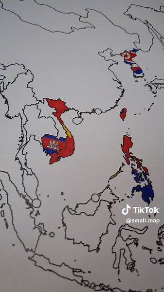 빠르게 성장하는 나라,베트남 🇻🇳×🇰🇷 . #drawing #asia #map #vietnam #hanoi #philippines #indonesia #cambodia #india #china #japan #southkorea #fyp #추천 #추천떠 #추천추천 #관리자님추천뜨게해주세요 #추천추천추천추천추천추천추천추천추천추천