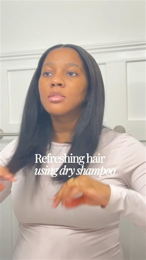 Does dry shampoo actually work 🤔 | #hairstyle #haircare