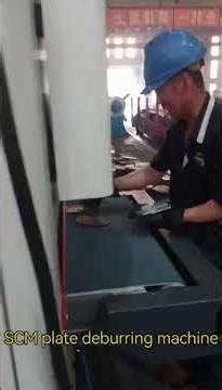 SCM Plate deburring machine